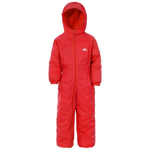 Trespass Dripdrop - Combinaison imperméable - Enfant unisexe (3/4 ans) (Rouge) - UTTP1007