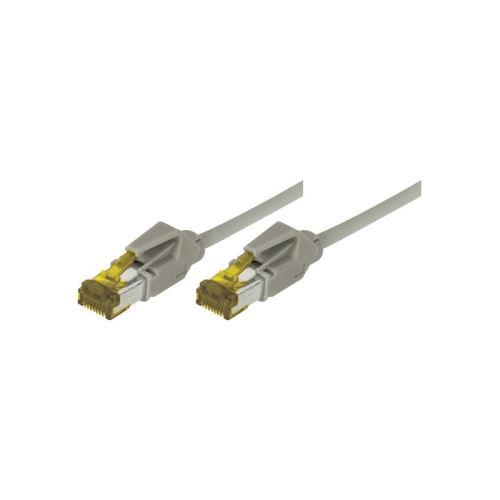 Cordon RJ45 sur câble catégorie 7 S/FTP LSOH snagless gris - 0,3 m