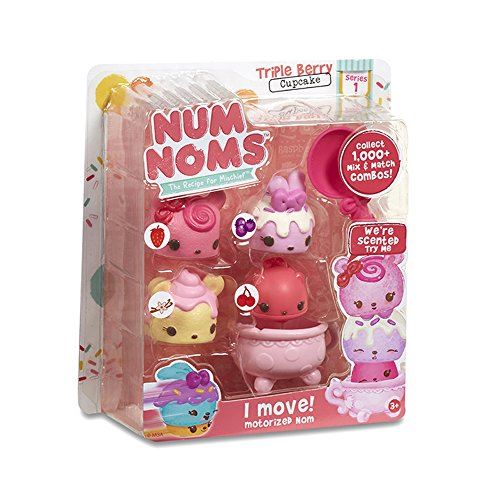Num Noms Scented Starter 4-Pack - Triple Berry Cupcake