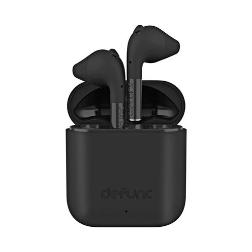 Non Communiqué Noir Écouteurs Sans Fil Tws Bluetooth 5.2 Étanche Ipx4 Modèle True Talk Defunc