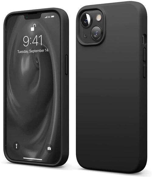 Etui De Protection Vshop Compatible Avec Iphone13 Mini, Noir Mat