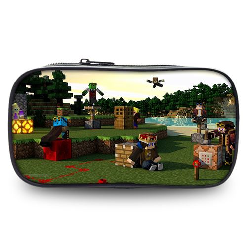 Trousse - Minecraft -Un compartiment- Multicolore (20x10x5cm) #8