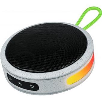 Enceinte Bluetooth 5.0 15W IP54 avec Effets Lumineux et Dragonne PARTY Blanc / Noir - 1