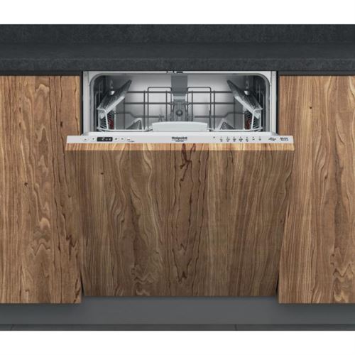 Lave-vaisselle tout int&eacute;grable HOTPOINT HI5030W - 14 couverts - Induction - L60cm - 43 dB