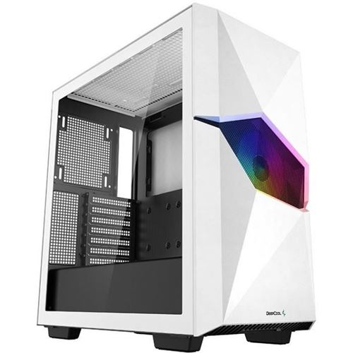 Boîtier Pc - Deepcool - Cyclops (Blanc) - Moyen Tour - Format E-Atx - Sans Alimentation