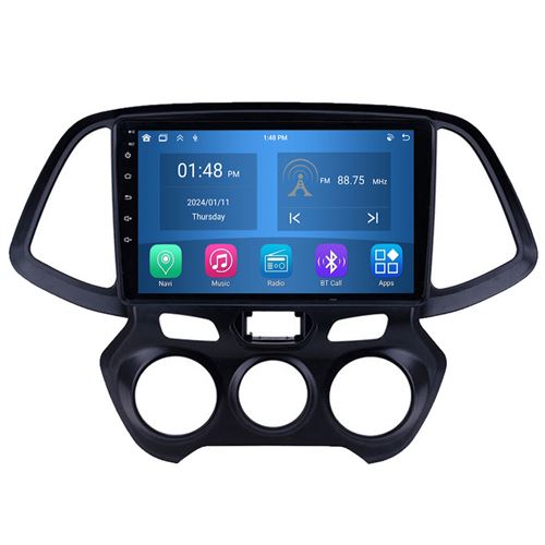 Autoradio RoverOne® Bluetooth CarPlay Android Auto Navigation 4Go RAM 64Go ROM pour Hyundai Santro Atos 2018