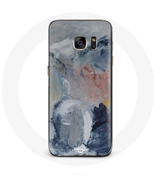 Coque pour Samsung Galaxy S6 edge Fond de texture abstraite gris Maniacase