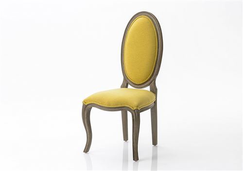 Chaise jaune Sensey - Amadeus - Jaune - Bois