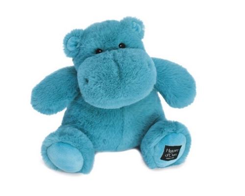 Doudou Hippopotame UNITED vert emeraude 25 cm