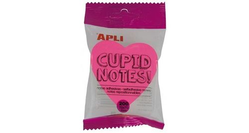 Bloc-notes coeur repositionnables apli 16277