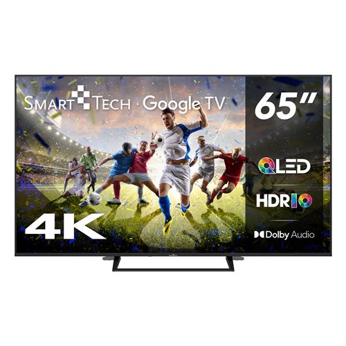 Smart Tech TV QLED 4K UHD 65 (164 cm) 65QG06K Google TV 4xHDMI 2xUSB HDR10 MEMC
