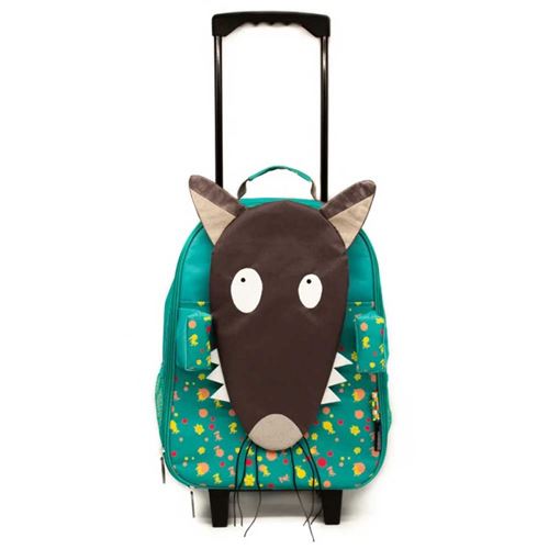 Les Déglingos - Valise trolley enfant Loup - 9654
