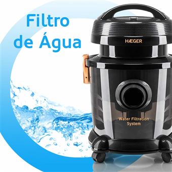 Aspirateur avec filtre à eau HAEGER Aquaclean 1200W, litres