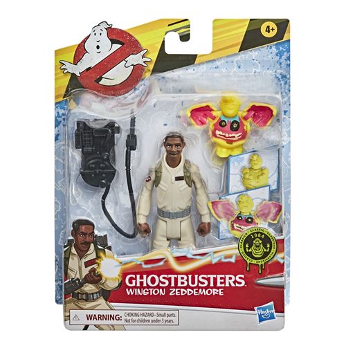 Ghostbusters Fright - Figurine Winston Zeddemore 13cm + Figurine de fantôme Interactive et Accessoire