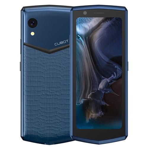 Smartphones CUBOT Pocket 3 4.5 pouces HD 4+64G 3000mAh caméra 20mp Android 12 bleu