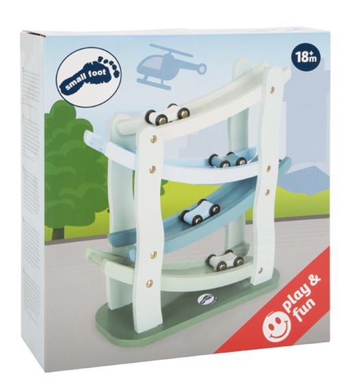 Non Communiqué Vert Toboggan Voitures Bleues - Small Foot