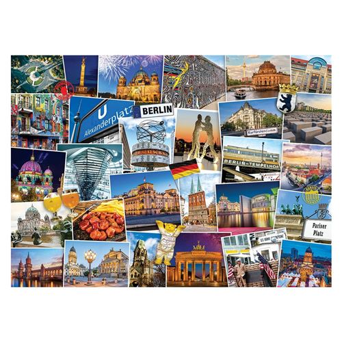 Puzzle 1000 pièces Eurographics - Globetrotter Berlin