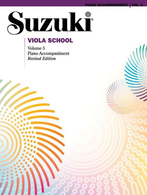 Alfred Publishing Suzuki Viola School Piano Acc. Vol.5 Alto