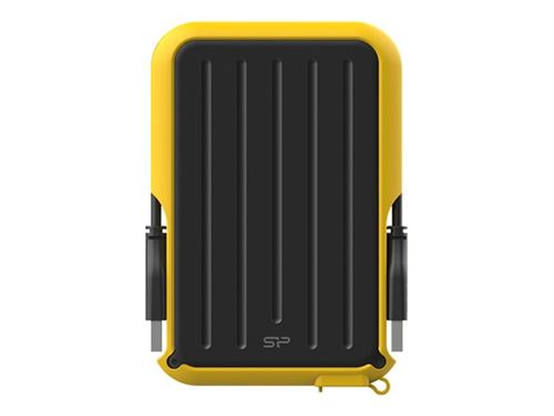 SILICON POWER Armor A66 - Vaste schijf - 2 TB - extern (draagbaar) - USB 3.2 Gen 1 - zwart/geel