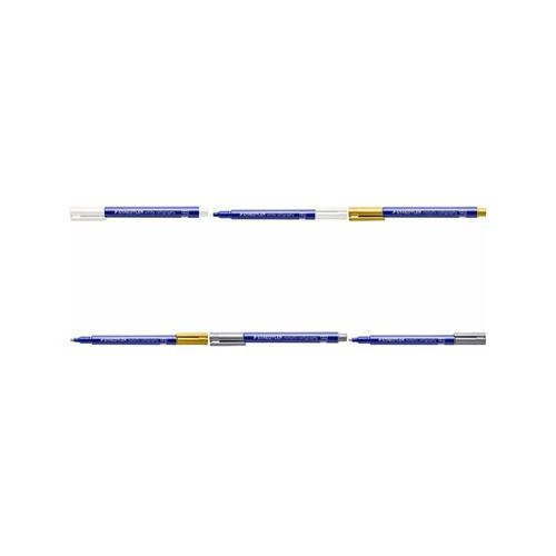 STAEDTLER Marqueur permanent metallic calligraphy, argent
