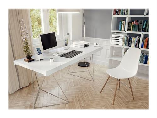 Leitz WOW Desk Organizer - Tapis de charge sans fil - 1 A - sur le câble : Micro-USB - blanc