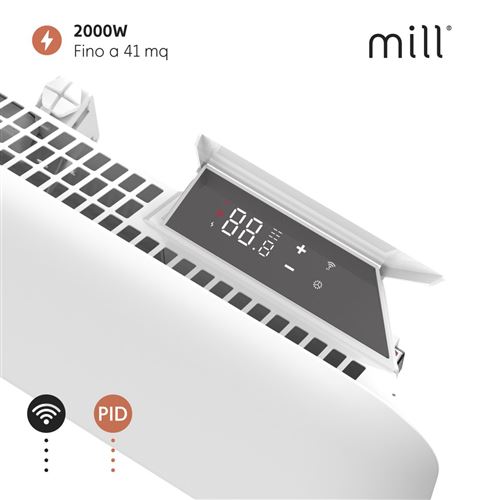 Mill Pa2000wifi3 Radiateur Electrique Mural Norwegian 2000w Avec Wifi Blanc  - Convecteur électrique - Achat & prix