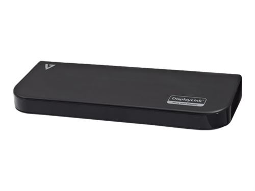 V7 UDDS2 - Station d'accueil - USB 3.0 - DVI HDMI - GigE