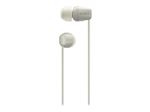 Ecouteurs intra-auriculaire tour de cou sans fil Bluetooth Sony WI-C100 Beige