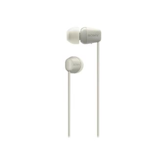 Ecouteurs intra-auriculaire tour de cou sans fil Bluetooth Sony WI-C100 Beige - 1