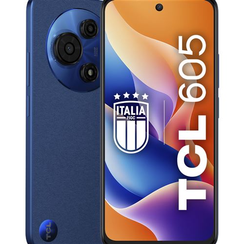 TCL 605 16,9 cm (6.67 ) Double SIM Android 15 4G USB Type-C 8 Go 256 Go 5200 mAh Bleu