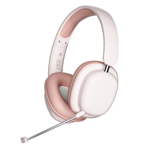 Yonis Rose Casque Audio Sans Fil Réduction De Bruit Pour Jeux Avec Micro Pliable 20H - Image 2