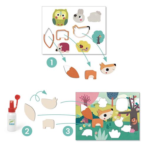 Coffret Djeco Mes premiers collages