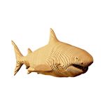 Cartonic - Puzzle 3D Requin - Naturel -