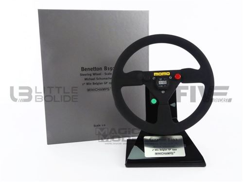 Voiture Miniature de Collection MINICHAMPS 1-2 - ACCESSOIRES Benetton B192 Steering Wheel - GP Belgique 1994 - Black - 251920019