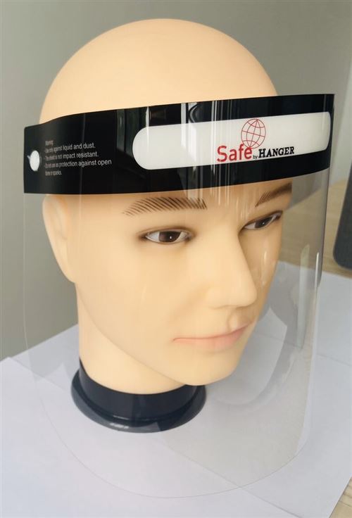 Visière de protection simple avec bandeau élastiqué - SAFE BY HANGER - SF0205200X00