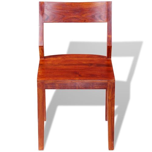 vidaXL Chaises de salle à manger 6 pcs Bois d'acacia massif et Sesham