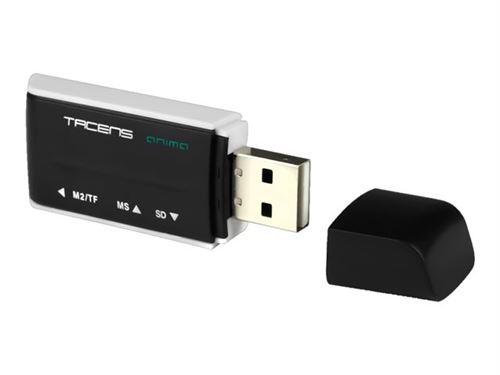 Tacens ANIMA ACRM1 - Lecteur de carte - 46 en 1 (MS, MS PRO, Microdrive, MMC, SD, MS Duo, MS PRO Duo, miniSD, RS-MMC, TransFlash, SDHC, MS Micro) - USB 2.0