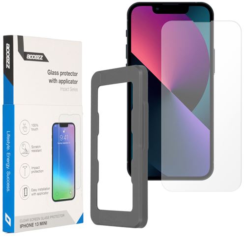 Verre Trempé pour iPhone 13 Mini Accezz Transparent