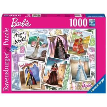 Puzzle 1000 pieces - Barbie autour du monde - 1