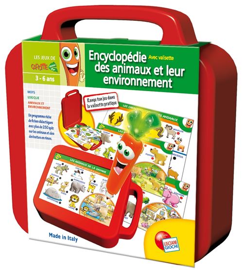 Easykado Multicolore Valisette Encyclopedie Animaux - Lisciani