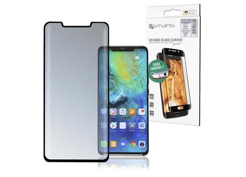 Protecteur d'Écran 4smarts Colour Frame Glass pour Huawei Mate 20 Pro - Noir