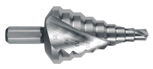 RUKO 101092 Step Drill Bit 6.5-32.5mm HSS 79mm High Cutting Perfor...
