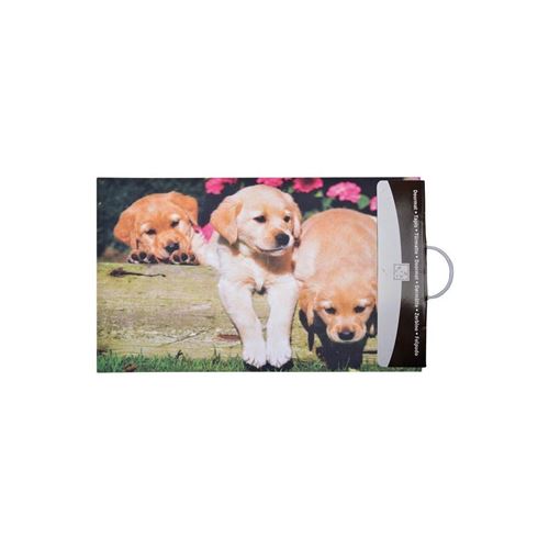 Esschert Design - Tapis en caoutchouc recyclé motif animal Chiots
