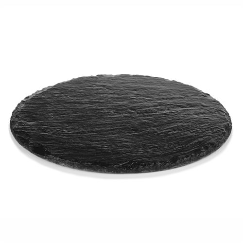 Plateau en Ardoise Rond Rustique Ø 20 à 30 cm - Pujadas - 20 cm Ardoise 30 (Ø) cm