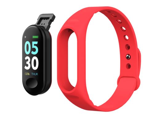 0.96Inch Couleur Vitesse Écran Coeur Sommeil de Tension Artérielle de Surveillance Smartwatch Band Poly1766