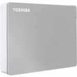 Disque dur externe Toshiba Canvio Flex 4 To Argent pour PC et MAC USB-C