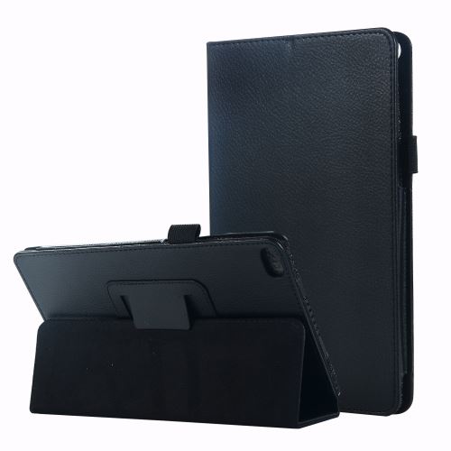 Housse Lenovo Tab E8 TB-8304F noire avec Stand - Etui coque noir de protection tablette Lenovo TB-8304F1 - accessoires pochette XEPTIO 8 pouces case