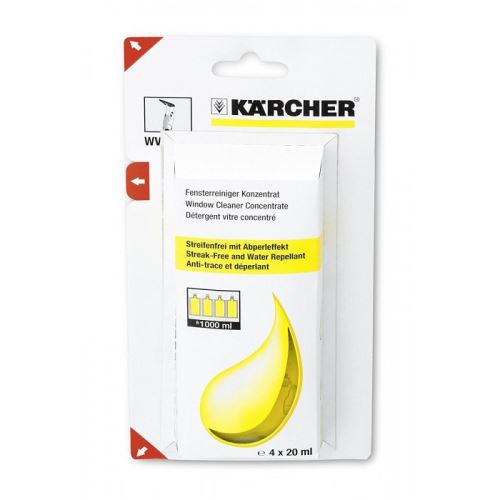 Produit De Nettoyage 4 X 20Ml pour Nettoyeur Vitres Karcher - D392532