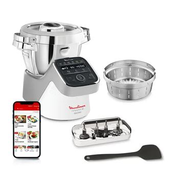 Robot cuiseur multifonctions 3l 1550w silver Moulinex HF807E10 - 1