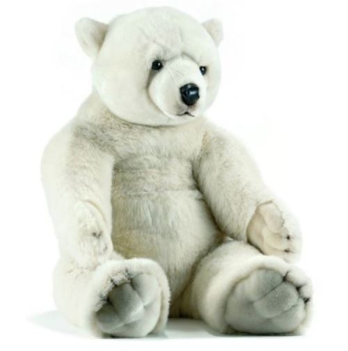 Peluche Ours Polaire Assis 100cmH